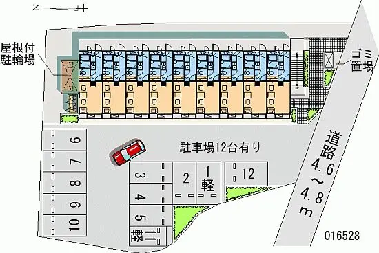 ★手数料０円★浜松市東区中野町 月極駐車場